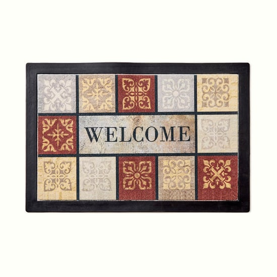Corsica Eco Vogue Rubber Printed Anti-Slip Doormat - 60x40cm