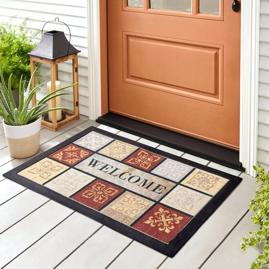 Corsica Eco Vogue Rubber Printed Doormat - 60x40cm