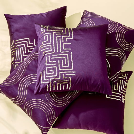 Corsica Gleam Set of 5 Embellished Cushion Covers - 40x40cm