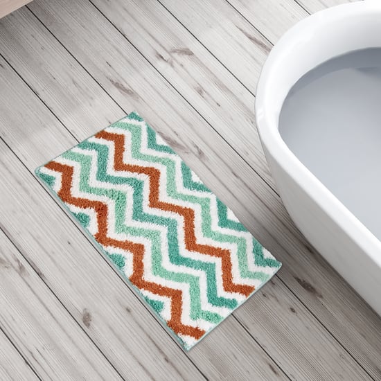 Mekong Chevron Print Anti-Slip Bathmat - 60x40cm