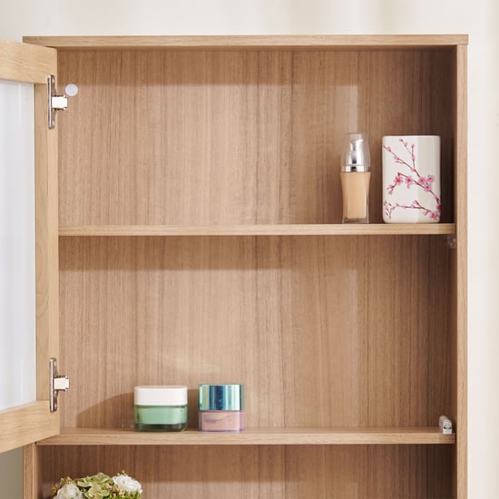 Futura Cyrus Wooden Wall Mounted Vanity Mirror Cabinet - 50.8x12.7x66cm