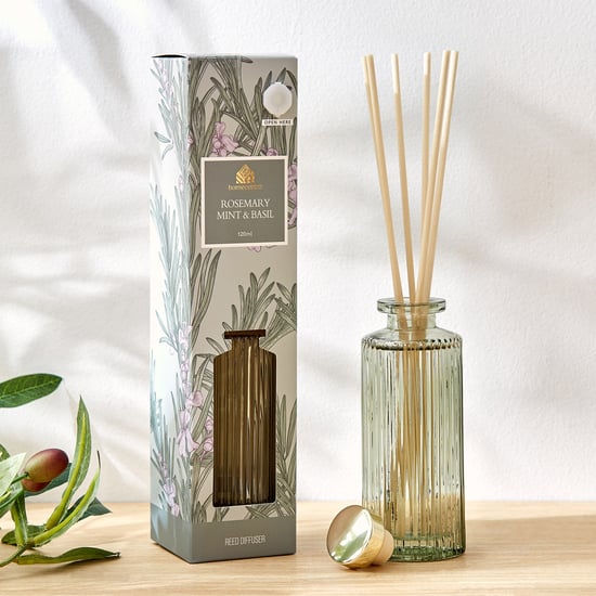 Utopia Rosemary Mint and Basil Reed Diffuser Set