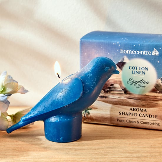 Redolence Egyptian Blue Cotton Linen Scented Bird Candle