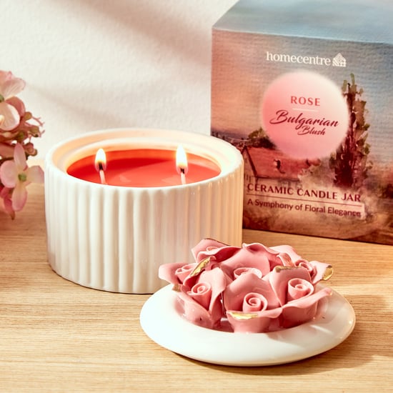 Redolence Bulgarian Blush Rose Scented Jar Candle