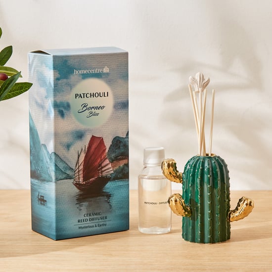 Redolence Ceramic Borneo Bliss Patchouli Reed Diffuser Set