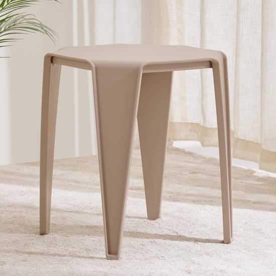 Winfield Polypropylene Stool - Beige