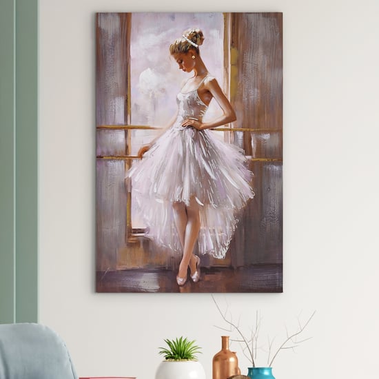 Artistry Ballerino Canvas Dancing Girl Picture Frame - 60x90cm