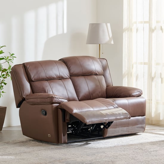 Torino Half Leather 3+2 Seater Set - Brown