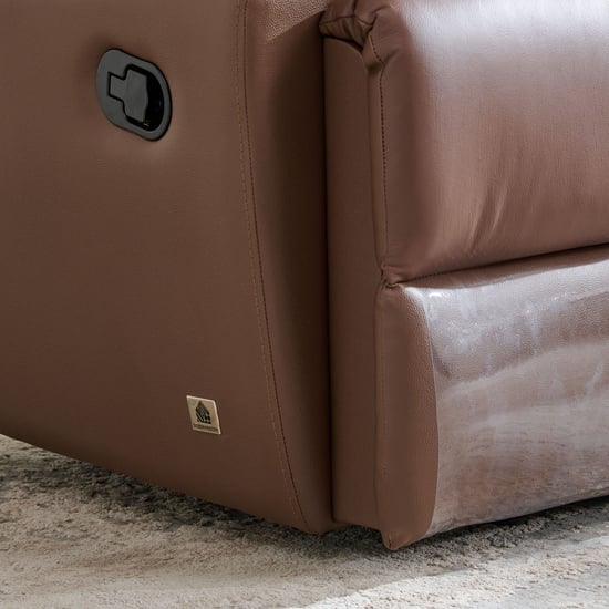 Torino Half Leather 3+2 Seater Set - Brown