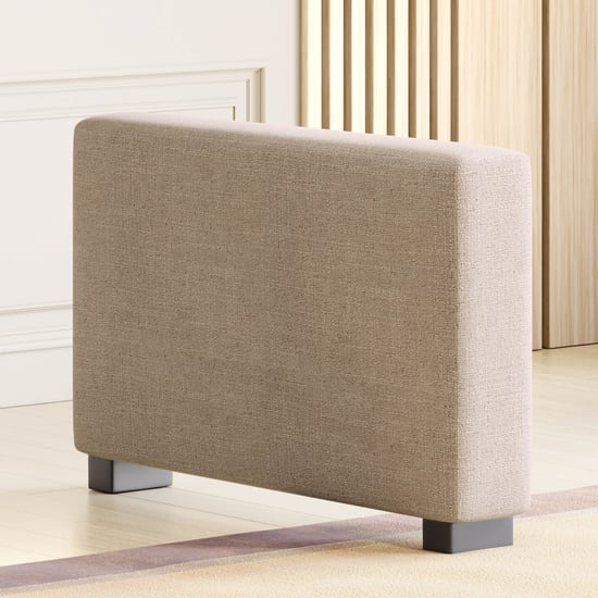 Wells Fabric 2-Seater Sofa with Cushions - Beige