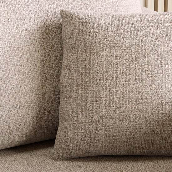 Wells Fabric 2-Seater Sofa with Cushions - Beige