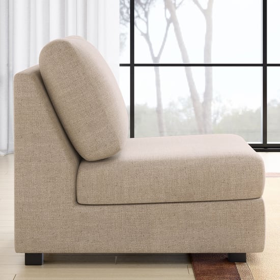 Wells Fabric 1-Seater Sofa - Beige