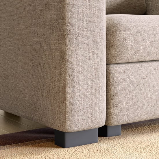 Wells Fabric 1-Seater Sofa - Beige