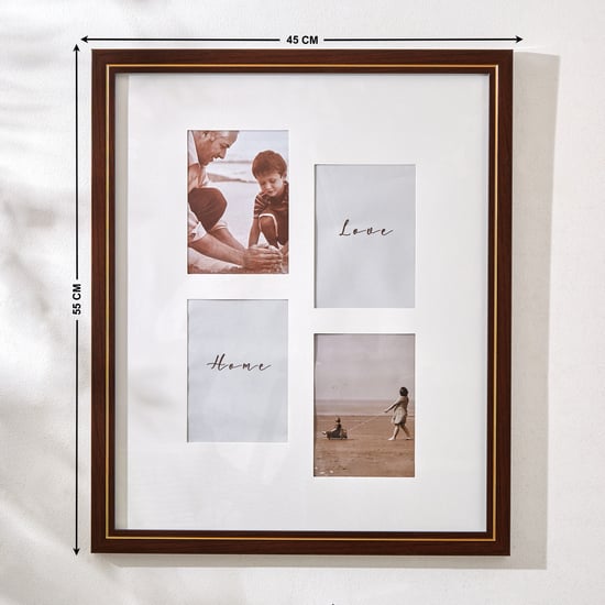 Photomontage Monochrome Wooden Photo Frame - 45x55cm