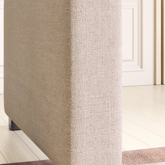 Wells Fabric 5-Seater Corner Sofa - Beige