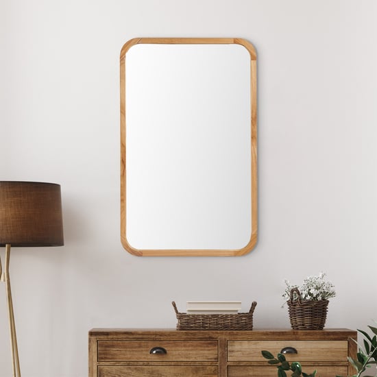 Reflection Spinney Wooden Rectangular Mirror - 50x80cm