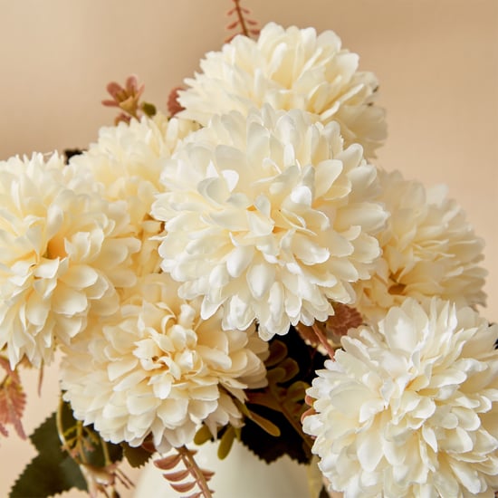 Fiesta Flurry Artificial Autumn Ball Flower Stick - 33cm