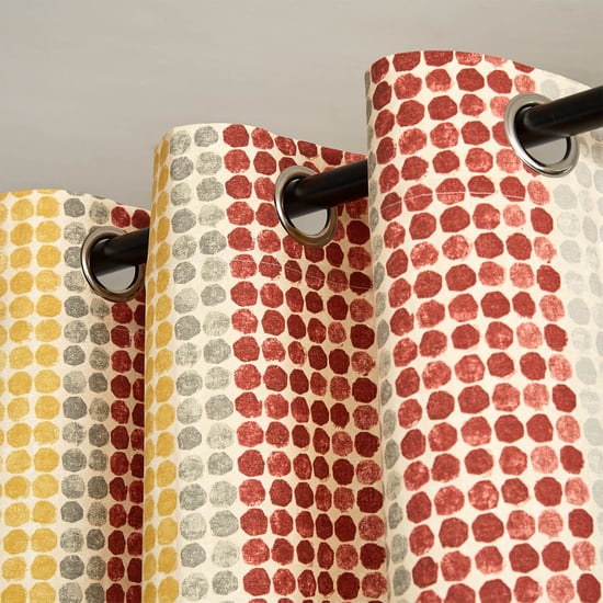 Saddle Legion Set of 2 Printed Light-Filtering Door Curtains