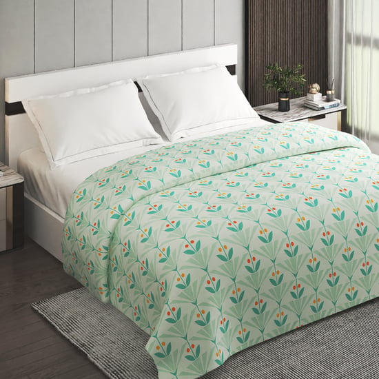 Corsica Gulmohar Printed Double Comforter