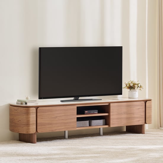 Regent Ceramic Top TV Unit - Beige