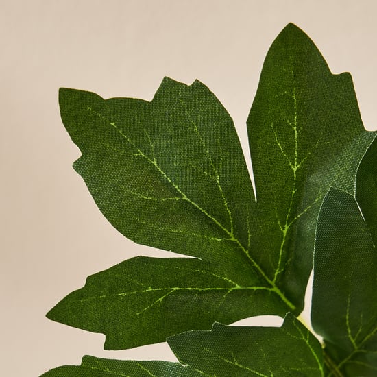 Festoon Flaxen Artificial Dahlia Flower Stick - 65cm