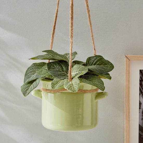 Gloria Swing Ceramic Hanging Planter