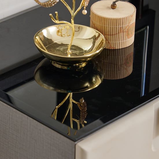 Tiffany Dresser with Mirror - Beige