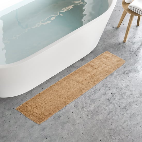 Colour Refresh Marshmallow Anti-Slip Bath Runner - 130x45cm