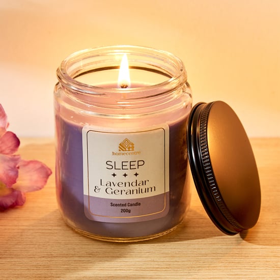 Adora Sleep Lavender and Geranium Scented Jar Candle
