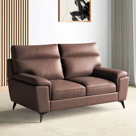 Aprilla NXT Half Leather 2-Seater Sofa - Customized Furniture