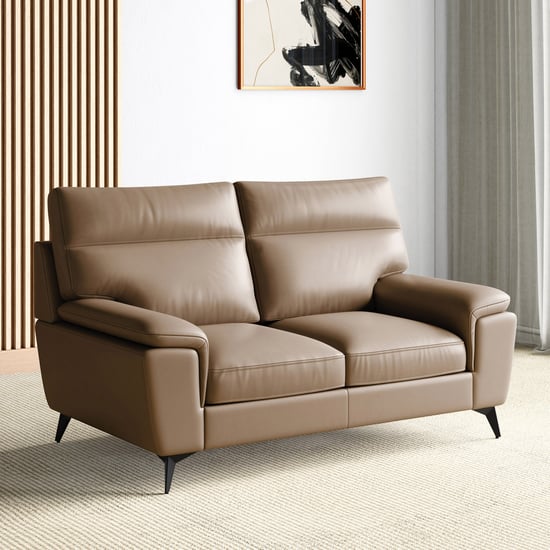 Aprilla NXT Half Leather 2-Seater Sofa - Customized Furniture