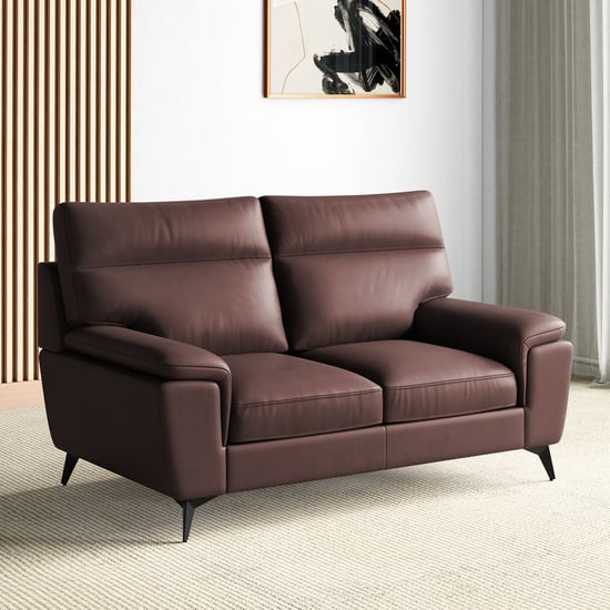 Aprilla NXT Half Leather 2-Seater Sofa - Customized Furniture