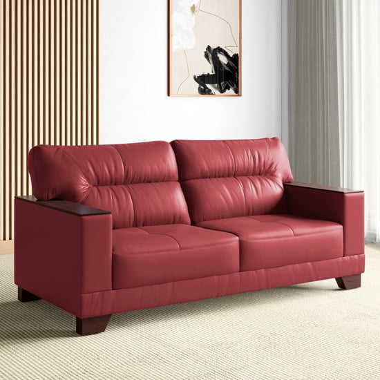 Walter Half Leather 3-Seater Sofa - Customized Furniture