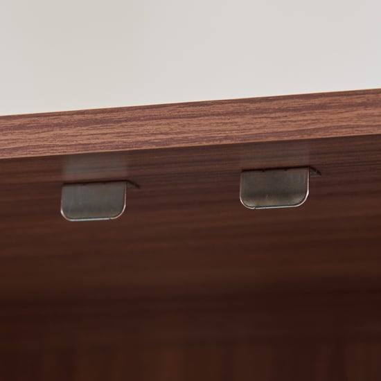 Helios Alton 3-Door Wardrobe  - Walnut