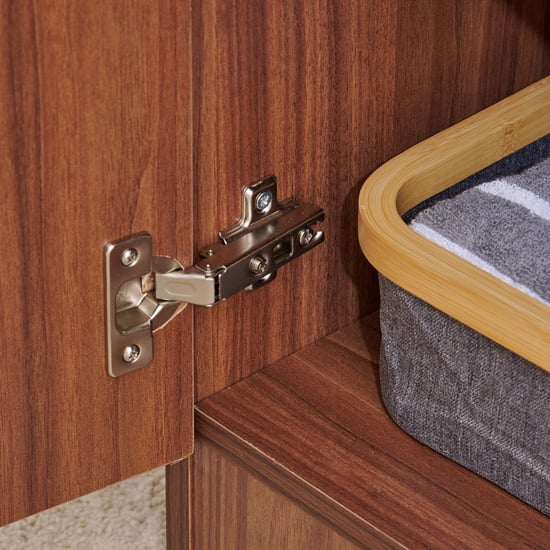 Helios Alton 3-Door Wardrobe  - Walnut