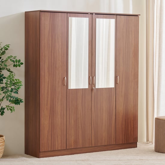 Helios Alton 4-Door Wardrobe with Mirrors