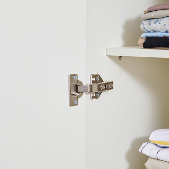 Senorita 3-Door Wardrobe with Mirror - Cream