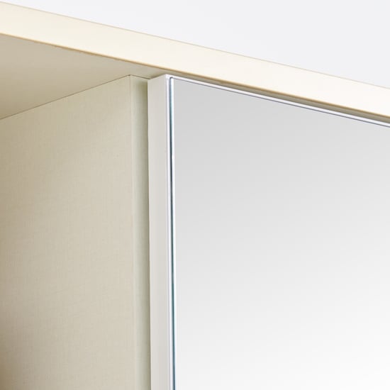 Senorita 3-Door Wardrobe with Mirror - Cream