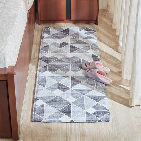 Exotica Fayruz Geometric Print Bedside Runner - 150x50cm