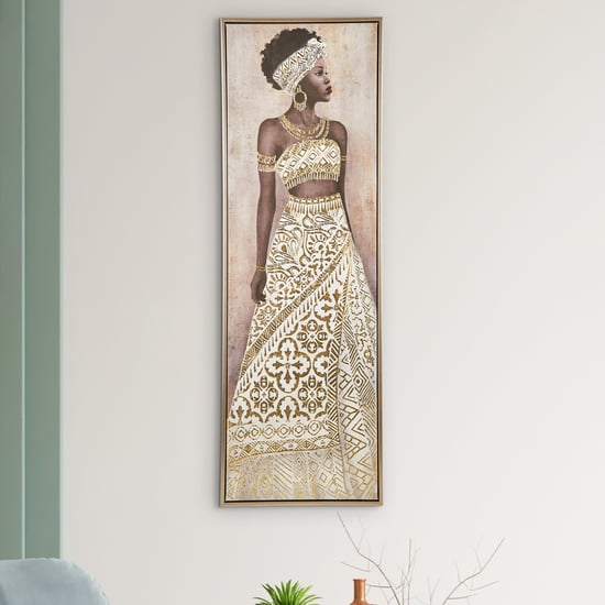 Artistry Capes Canvas African-Themed Picture Frame - 29.5x89cm