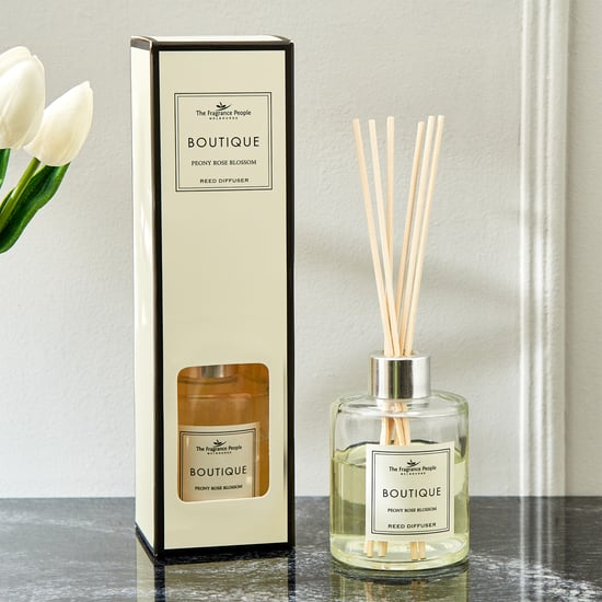 Boutique Peony Rose Blossom Reed Diffuser Set