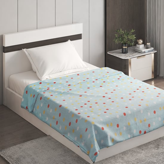 Slate Kids Dots Printed Single Blanket