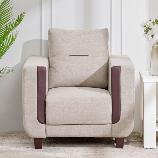 Berry Fabric 3+2+1 Seater Sofa Set - Beige