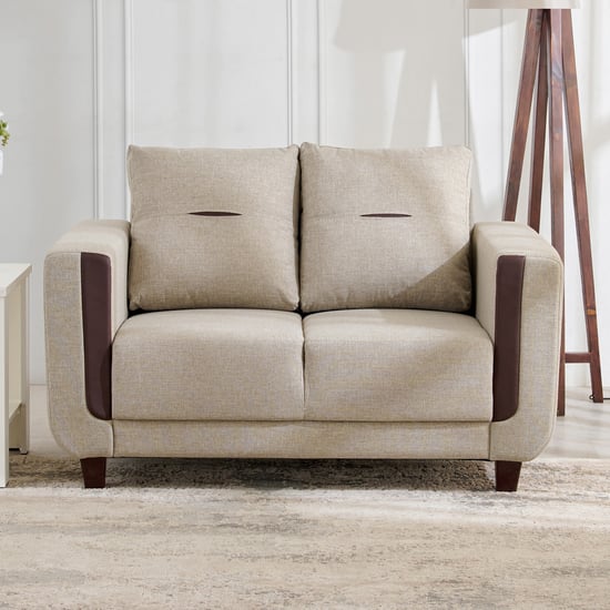 Berry Fabric 3+2+1 Seater Sofa Set - Beige