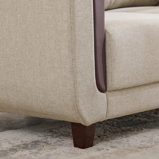 Berry Fabric 3+2+1 Seater Sofa Set - Beige
