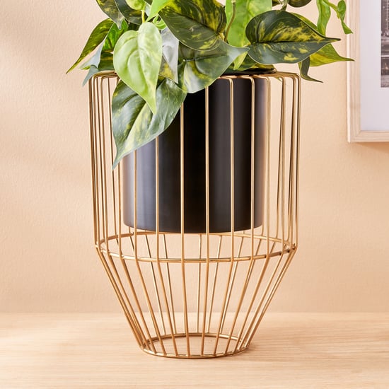 Gloria Riga Metal Wire Planter - Small