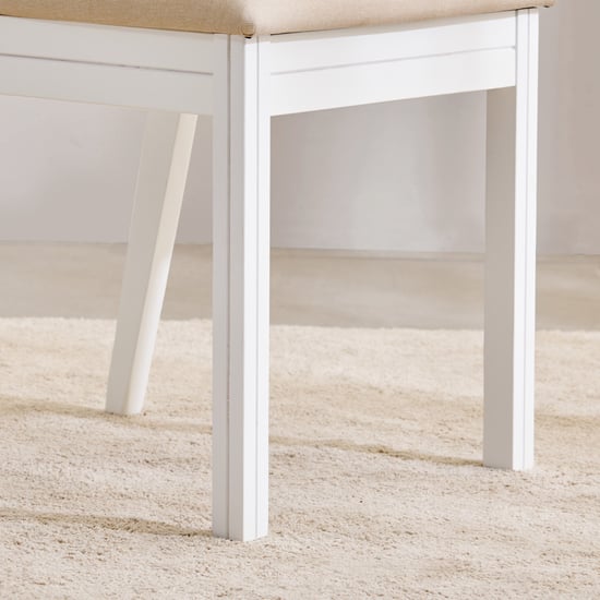 Montoya Set of 2 Fabric Dining Chairs - White