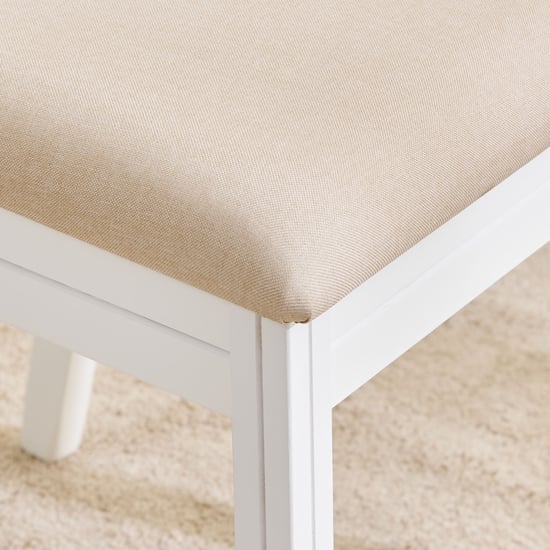 Montoya Set of 2 Fabric Dining Chairs - White