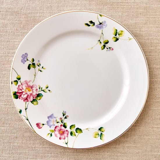 Lucas Hollyhock Bone China Printed Dinner Plate - 27cm