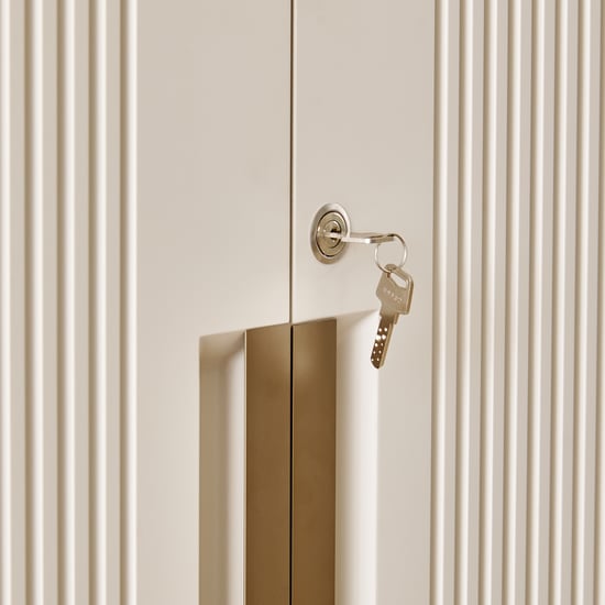 Helios Spacewood Kosmo Astor 4-Door Wardrobe - Beige